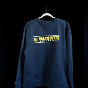 Marquette University  Sweatshirt Large Blue Crewneck Jansport Collegiate Pllover